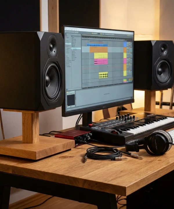 JK001 Högtalarstativ Studio ek 3