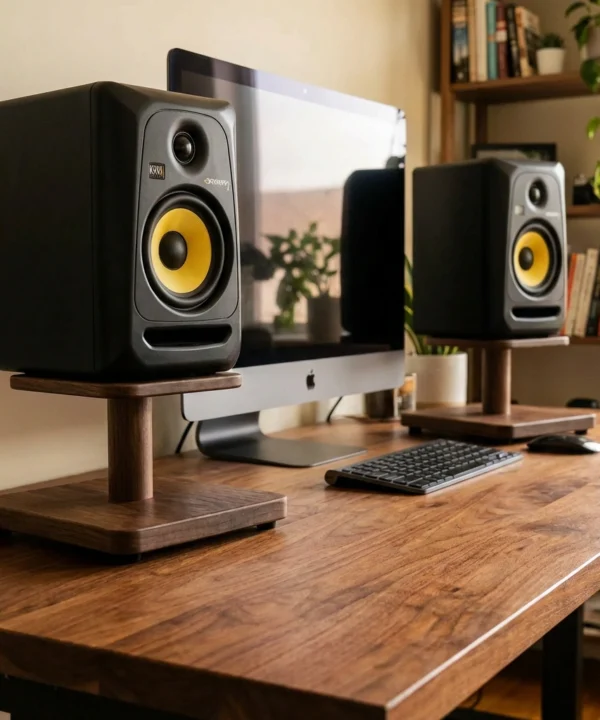 JK002 Högtalarstativ Studio valnot 2