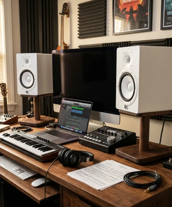 JK002 Högtalarstativ Studio valnot 3