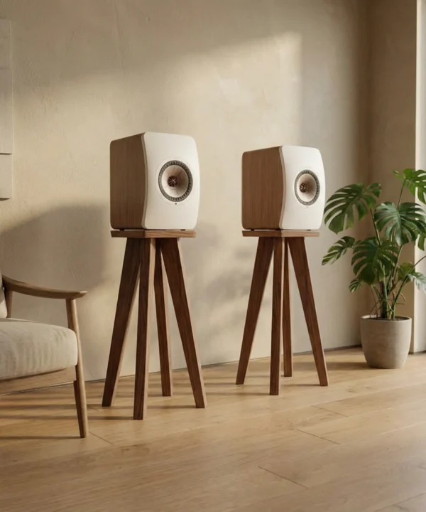 JK003-S Högtalarstativ Golv valnöt